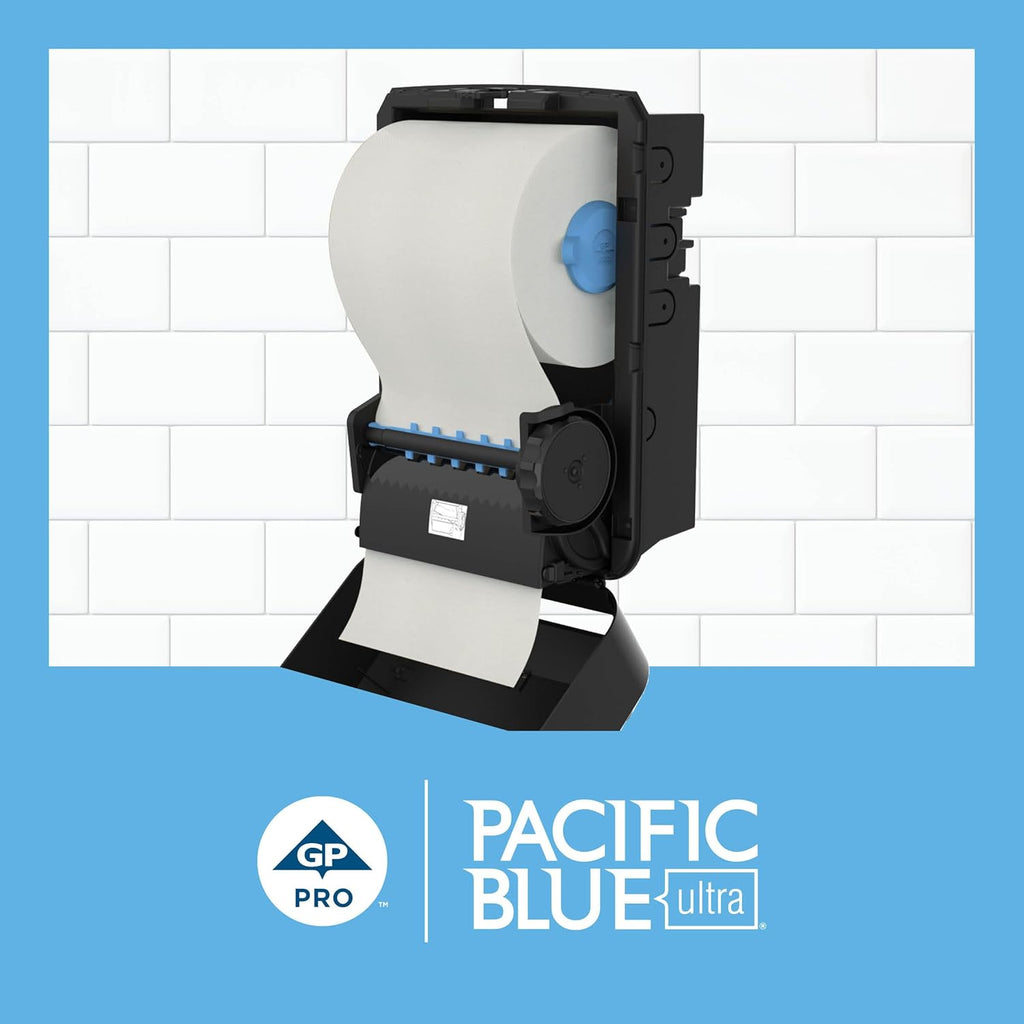 Pacific Blue Ultra 8'' High-Capacity Paper Towel Rolls, White, 26491, 1,150 Linear Feet Per Roll, 3 Rolls Per Case