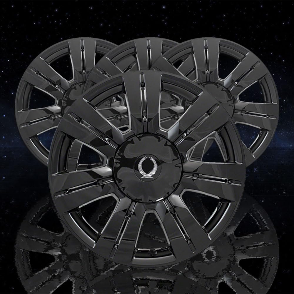 Gloss Black 7 Dbl Spk 18' Wheel Skins fit for Cadillac SRX 2010-16
