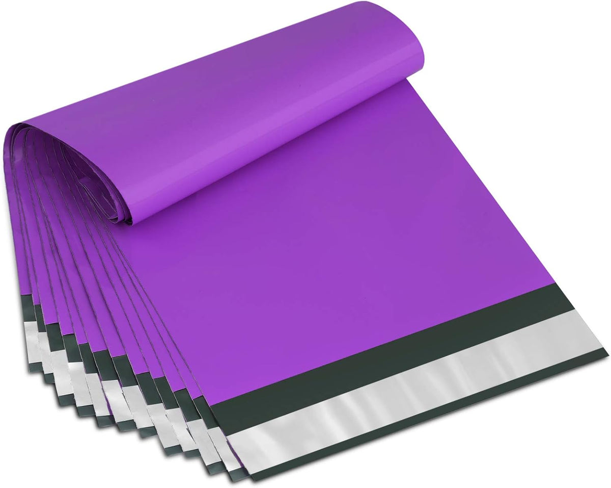 Small Poly Mailers 6x9 Inch Purple 200 Pack Plastic Shipping Bags