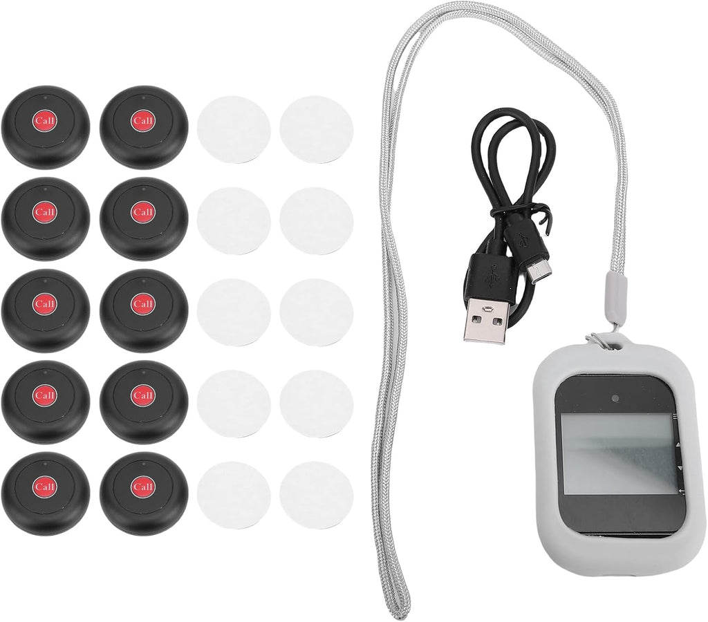 Wireless Calling System for Restaurant 500 Channels 10 Pagers