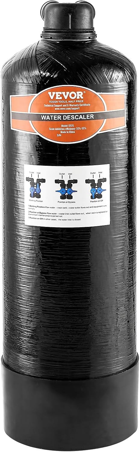 Whole House Salt Free Descaler, Water Filter for City Water, 600,000 Gallon Whole House Water Descaler for All Kinds