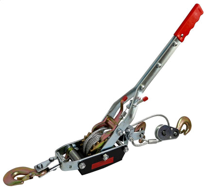 Come Along Winch,Automotive Hoist Winch Puller,5T Heavy Duty Power Cable Come Along Tool Chain Winch Ratchet Tool