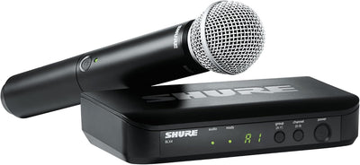 BLX24/SM58 Wireless Vocal Microphone System - H10 Band | 14-hour battery and 300 ft UHF range with SM58 handheld