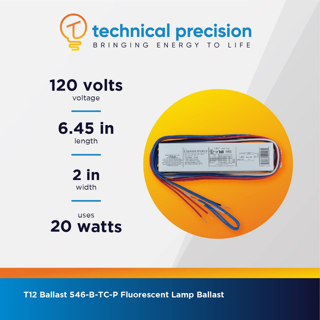Ballast for Universal 546-B-TC-P Lamp 1-Pack