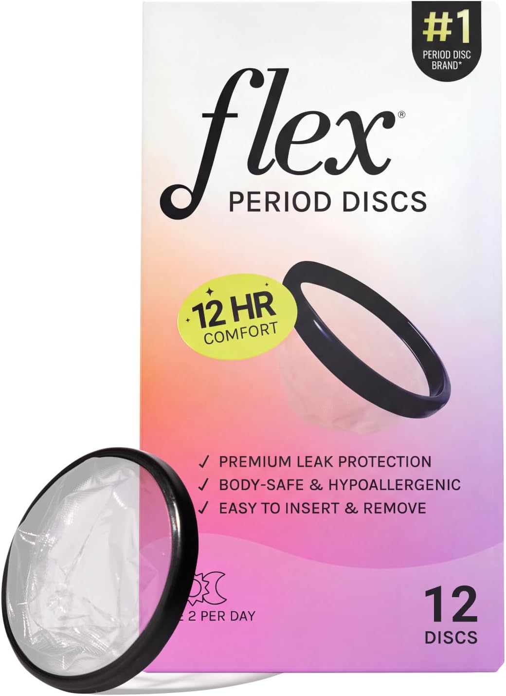 Menstrual Discs | Disposable Period Discs | Reduce Cramps & Dryness | Beginner-Friendly Tampon Alternative | Capacity