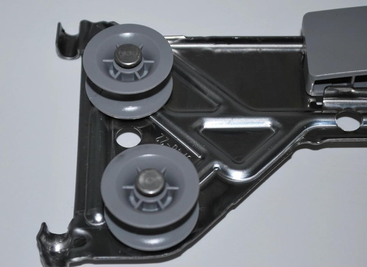 12014546 Dishwasher Rackmatic Left Dishrack Pull-Out Slide Rail FOR Bosch FOR Thermador Genuine OEM AP6043492 PS12072403 4581746 Ball Bearing Wheels