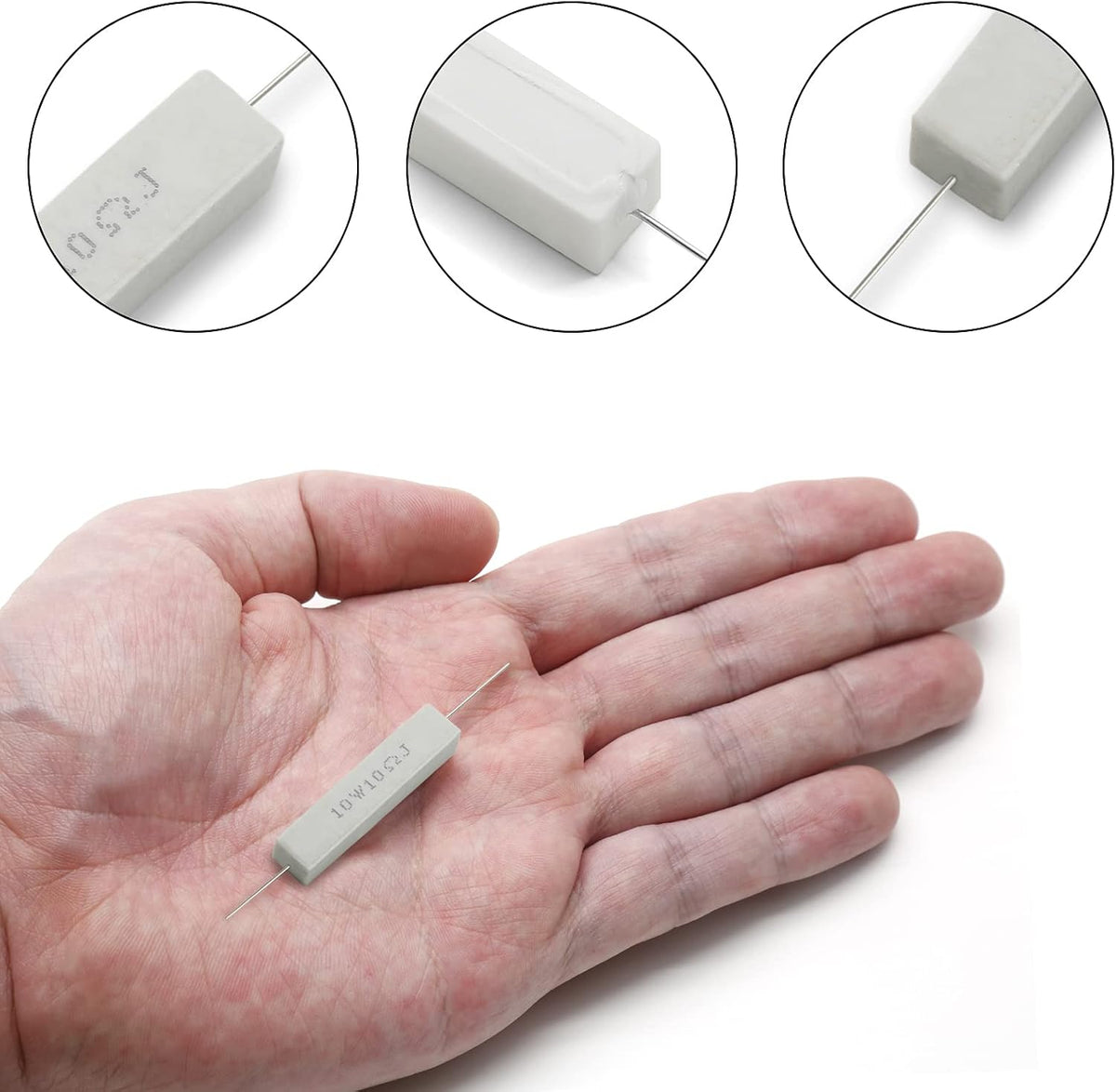 10W 10 Ohm Ceramic Resistor, 10PCS