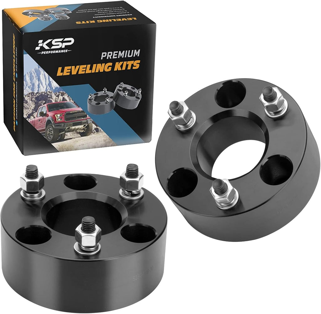 KSP 3 Inch Ram 1500 Leveling Kits, Fits 2009-2026 Ram 1500 4WD 4x4, 3" Forged Front Strut Spacers Raise 3in, 2005-2011 Dakota 2WD 4WD, 2006-2009 Raider 2WD 4WD, Aluminum Suspension Lift Kits