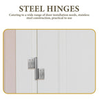 Heavy Duty Stainless Steel Flag Hinges Detachable Design for Interior Doors