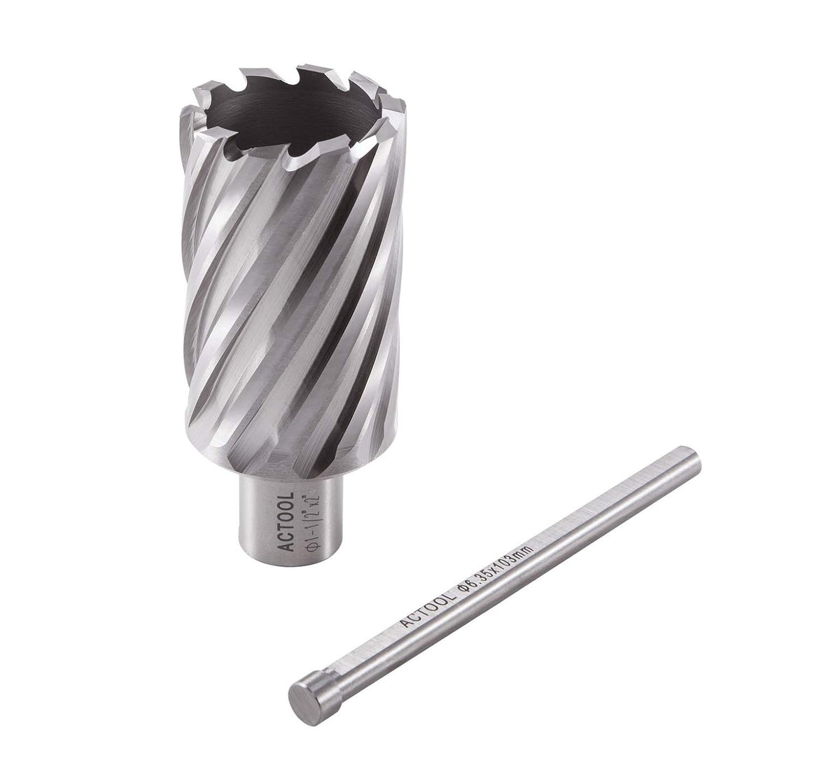 1-1/2" Diameter × 2" Depth of Cut HSS ANNULAR Cutter with 3/4'' Weldon Shank