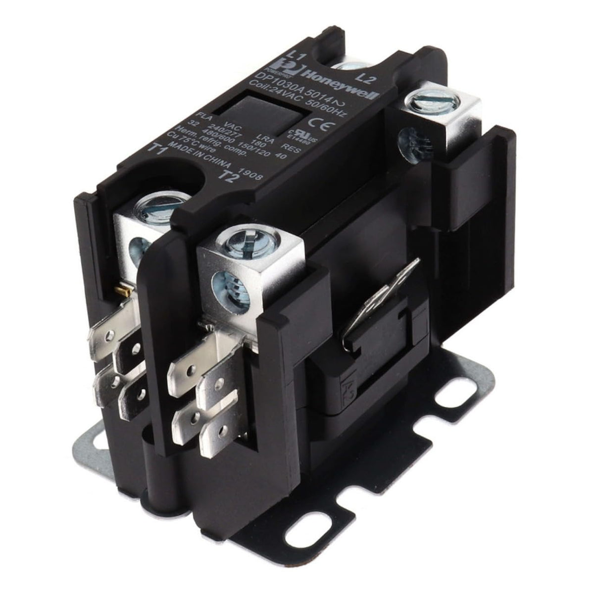 Honeywell DP1030A5014 Deluxe Definite Purpose Contactor, 24 Vac 1 Pole