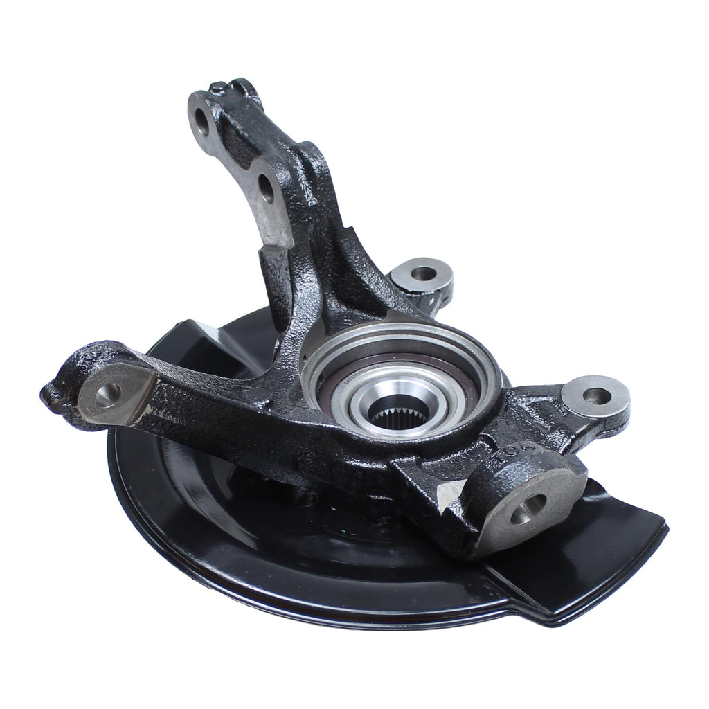 Front Left Side Steering Knuckle and Wheel Bearing Hub Assembly