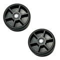 MaximalPower Replacement Wheel for 12" Vacuum Attachment 360 Degree Rotation Floor Brush Tool (2 Pack)