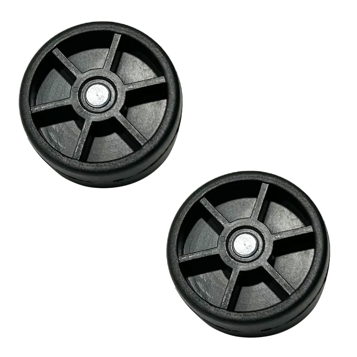 MaximalPower Replacement Wheel for 12" Vacuum Attachment 360 Degree Rotation Floor Brush Tool (2 Pack)