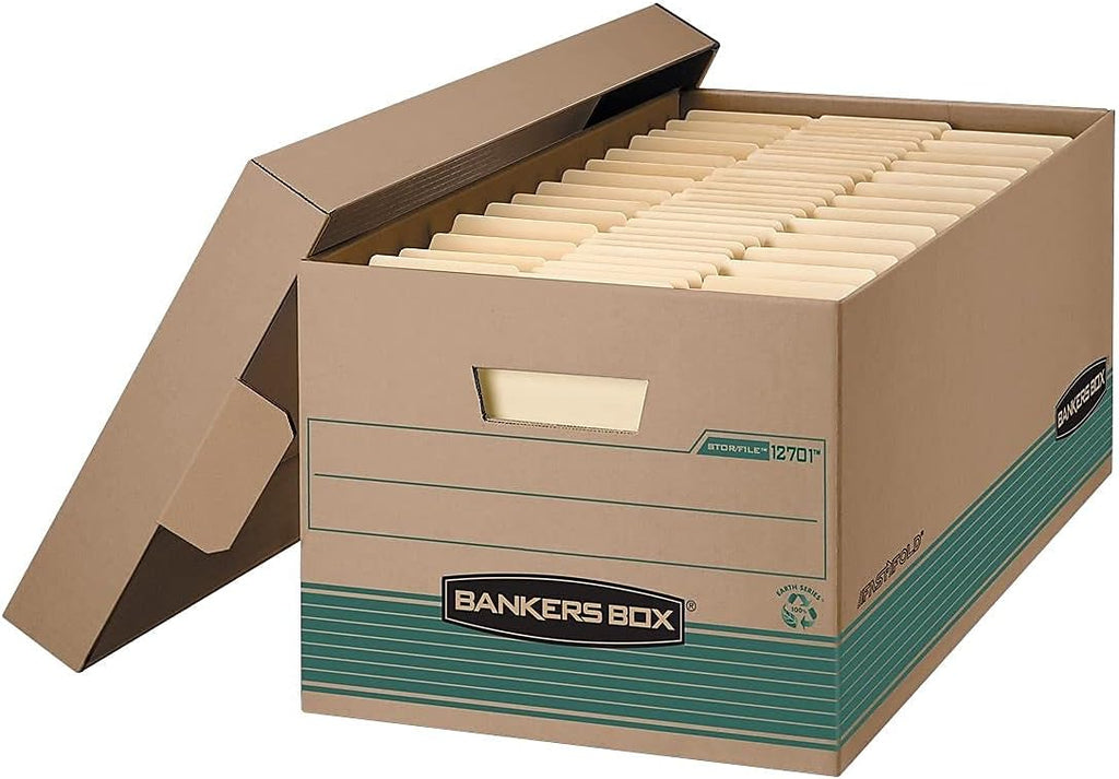 Bankers Box Recy Stor/File Boxes w/Lids