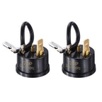 uxcell 2 Pcs Refrigerator Thermal Overload Protector 1/2HP 375W Compressor Replacement Part