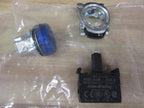 Allen Bradley 800FM-P6MN3W Blue Pilot Light 800FMP6MN3W
