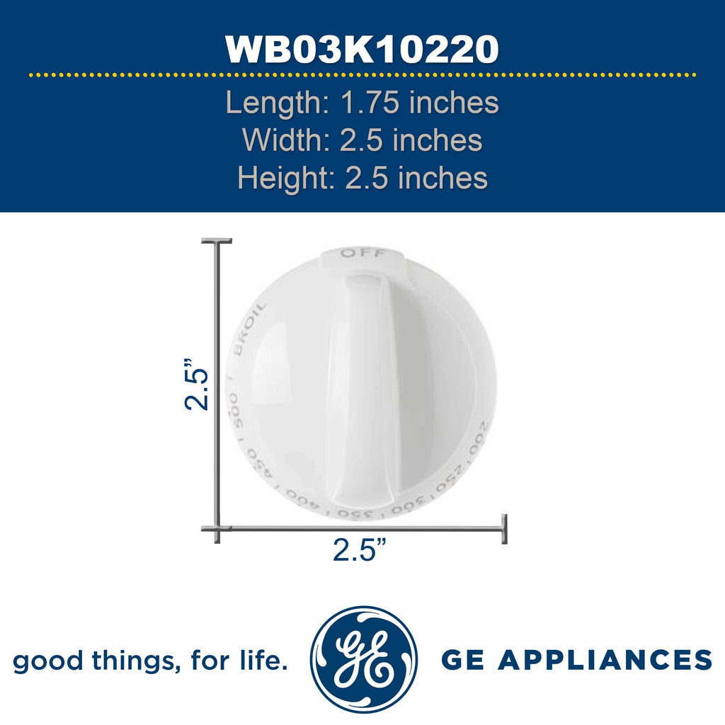GE General Electric WB03K10220 Range/Stove/Oven Thermostat Knob