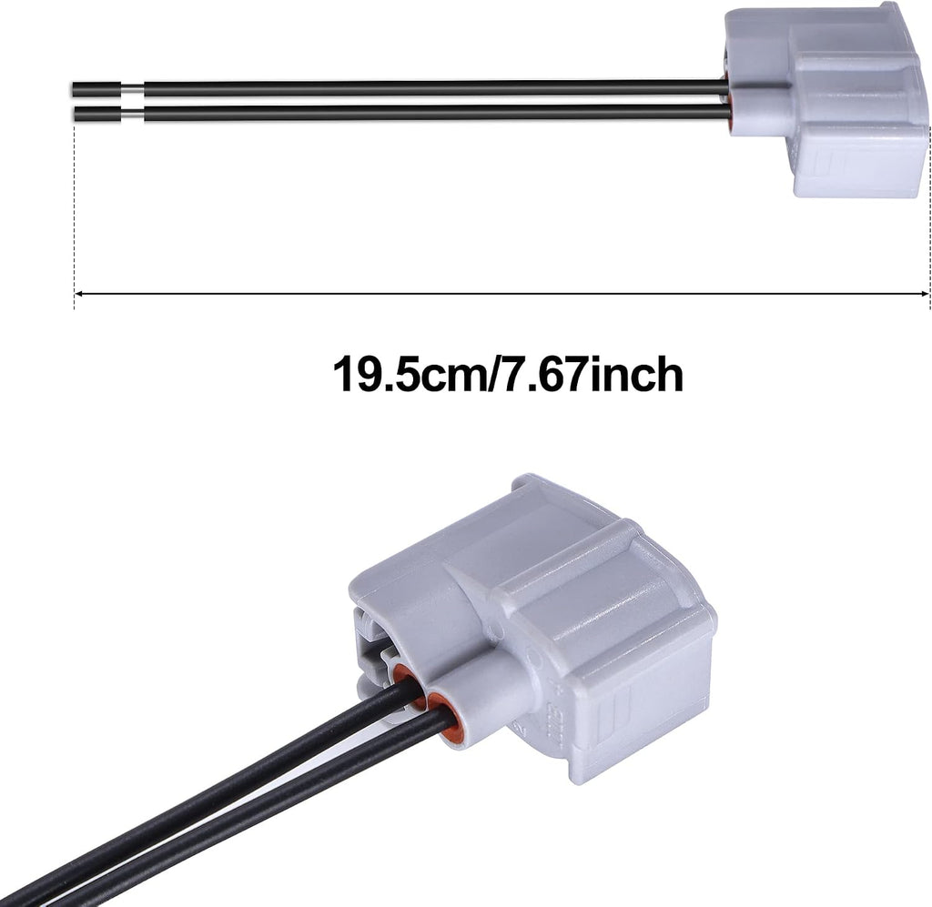 HiSport Fuel Injector Connectors Compatible with Toyota 4 PCS 16AWG