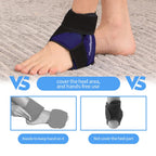 Ankle Ice Pack Wrap Heel Ice Pack for Pain Relief, Hot Cold Therapy Cold Pack for Plantar Fasciitis, Achilles