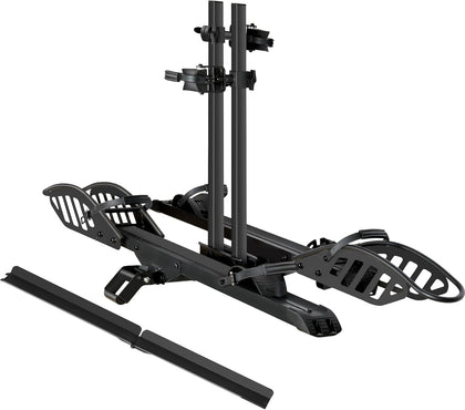 Ebike Rack with Ramp 200 lbs 2-Bike Rack Hitch Mount | Ebike Racks for Tow Hitch Electric Bikes 5’’ Fat Tire