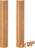 2 Pack 4” x 36” Cardboard Mailing Tubes with Caps, 0.12" Thick