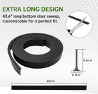 Storm Door Botton Sweep Weatherstrip Replacement for Andersen 2pcs