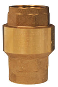 Dixon CV150 1-1/2" NPT Spring Loaded Check Valve, CW617N, 1.5" ID, Brass