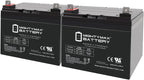 Mighty Max Battery 12V 35AH SLA Replacement Battery for Pride Victory Scooter - 2 Pack
