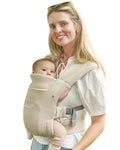 Baby Carrier, Cozy Newborn Carrier, Ergonomic Baby Wraps Carrier Newborn to Toddler with Head Support, Cream