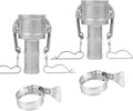 1-1/2"（2pcs）Cam and Groove Hose Fitting（Type C）DN40