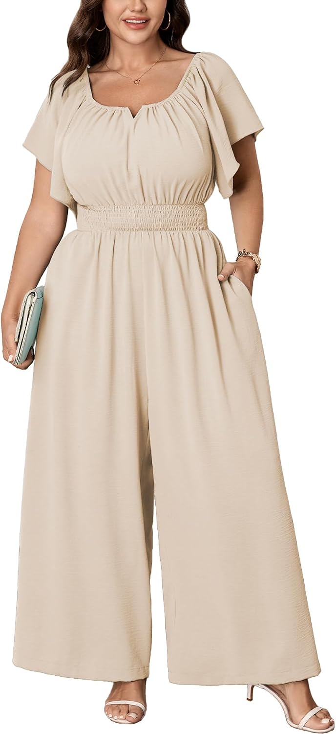 Women's Plus Size Jumpsuits Romper One Piece Outfits