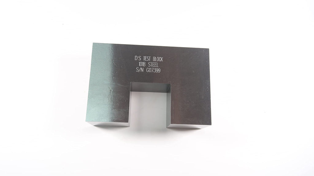 TMTeck AWS-DS Sensitivity Distance Calibration Block UT Block 1018 Steel with Certificate