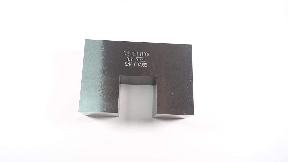 TMTeck AWS-DS Sensitivity Distance Calibration Block UT Block 1018 Steel with Certificate