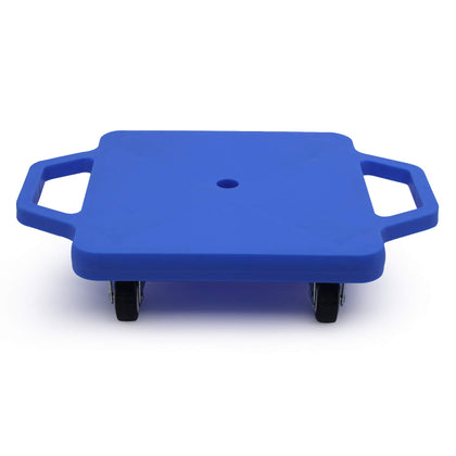Kids Sitting Scooter Board with Universal Wheels Safety Plastic Scooter for Kids Ages 6-12 Manual Sport Scooters with