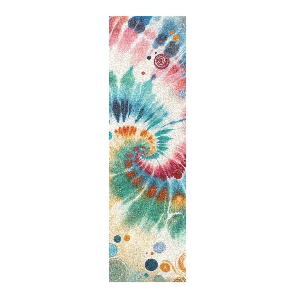 Colorful Tie Dye Swirl Skateboard Tape Waterproof Sticker Deck Sandpaper Griptape Longboard Skateboard Grip Tape