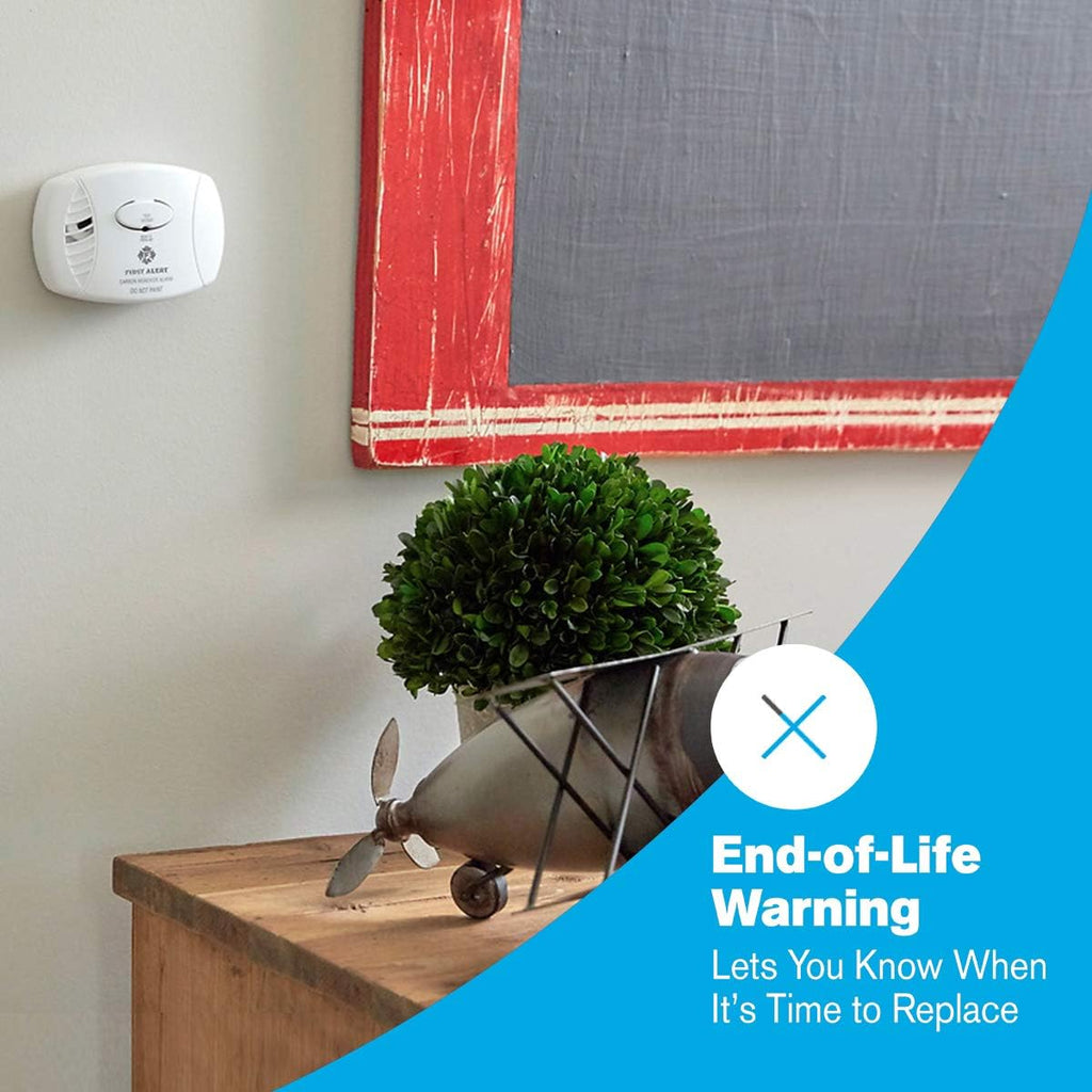 CO400 Carbon Monoxide (CO) Detector, Battery Operated Alarm, 1-Pack