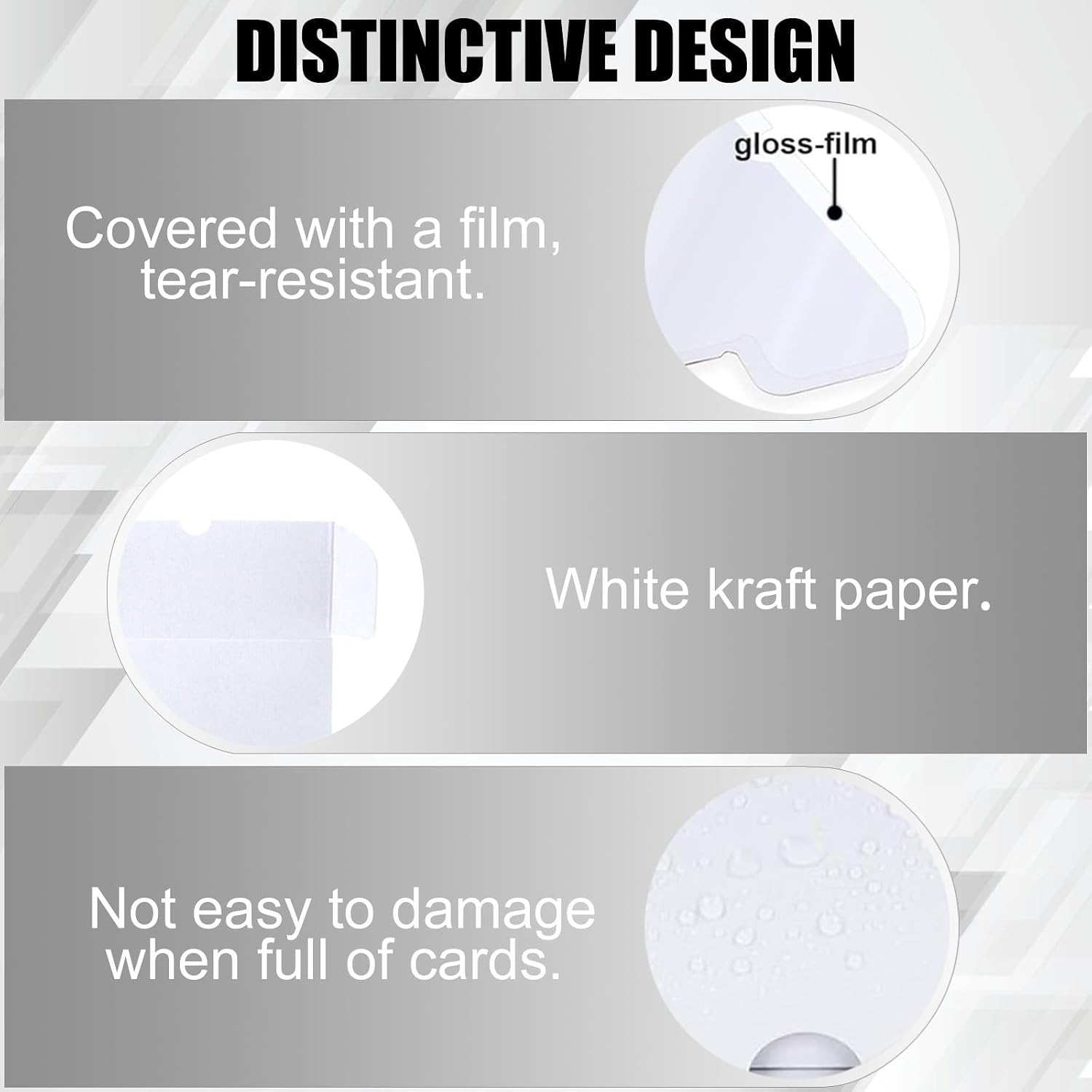 Trading Card Storage Box, 4-Pack 600 Count White Corrugated Cardboard Box | Toploader Trading Card Storage Box, Top