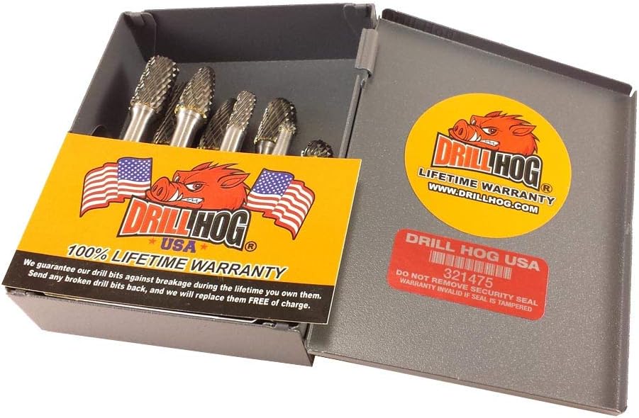 Drill Hog 8 Pc Carbide Burr Set