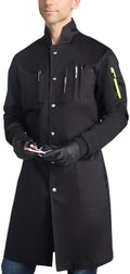 The Lab Coat Project: 100% Cotton Chemistry Men's 6-Pocket Long Cuffs Snaps