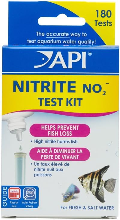 NITRITE TEST KIT 180-Test Freshwater and Saltwater Aquarium Test Kit