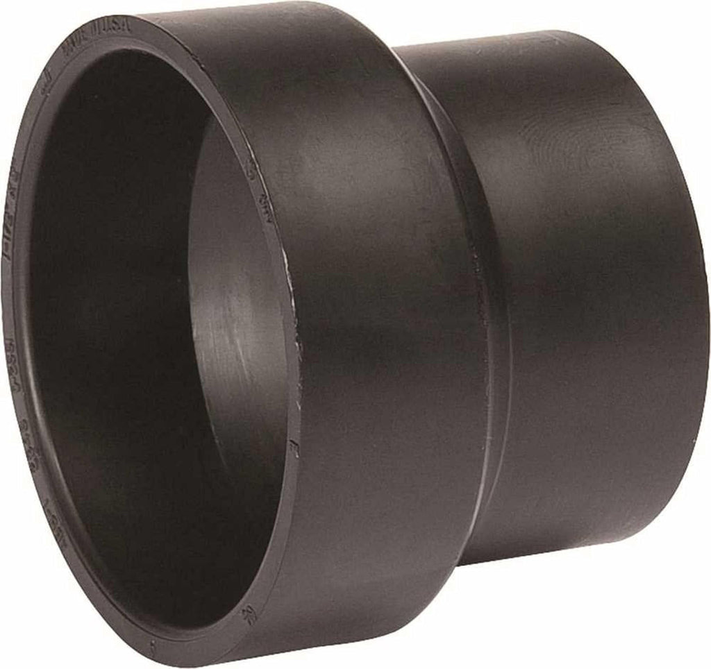 NIBCO Fig No U5801, 3 in. x 2 in. ABS DWV Coupling Hub, Solvent Weld