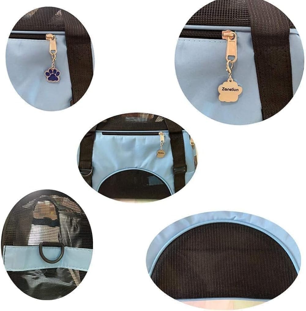 Cat Carrier,Soft-Sided Pet Travel Carrier for Cats,Dogs Puppy Comfort Portable Foldable Pet Bag Airline Approved