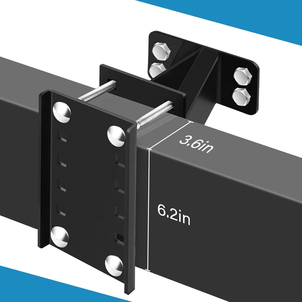 Spare Tire Carrier,Spare Tire Mount Boat Trailer Carrier Bracket,Heavy Duty Lock Holder,Fits 4 & 5 & 6 Lugs Trailer