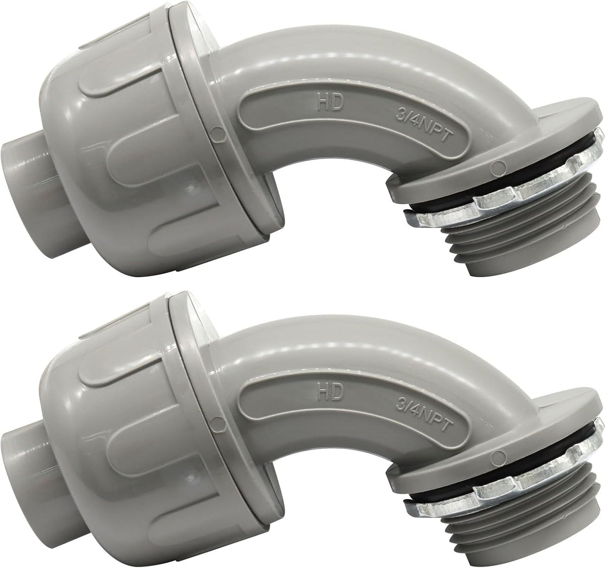 2 Pcs 3/4 Inch Liquid Tight Connector