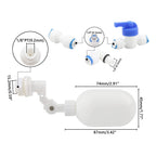 Newzoll 20 Pack Adjustable 1/4" Float Ball Valve Kit