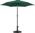 10FT Patio Umbrella with 22lb Umbrella Base Included, Outdoor Market Umbrella with Push Button Tilt, Crank and Sturdy