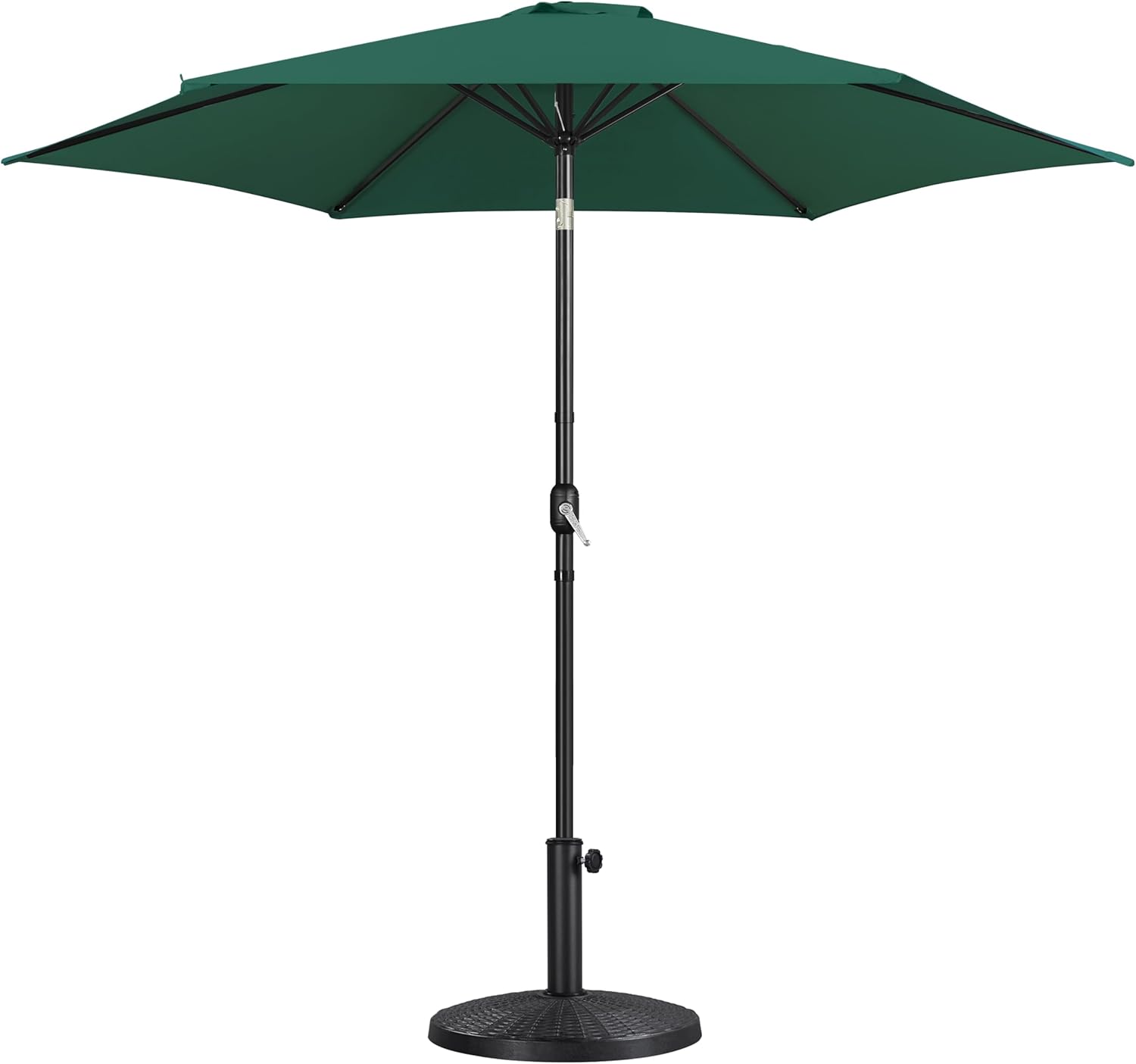 10FT Patio Umbrella with 22lb Umbrella Base Included, Outdoor Market Umbrella with Push Button Tilt, Crank and Sturdy