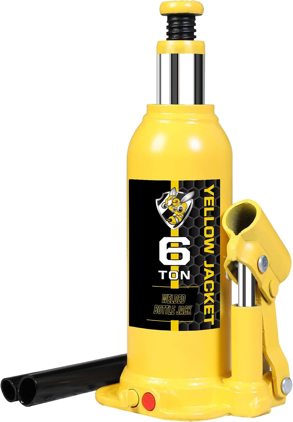 6 Ton Muti-Directional Welded Bottle Jack(12,000lb) for Car, Pickup, Truck, RV, Auto Repair