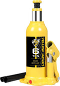 6 Ton Muti-Directional Welded Bottle Jack(12,000lb) for Car, Pickup, Truck, RV, Auto Repair